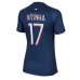 Tanie Strój piłkarski Paris Saint-Germain Vitinha Ferreira #17 Koszulka Podstawowej dla damskie 2023-24 Krótkie Rękawy